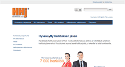 Desktop Screenshot of hhj.fi